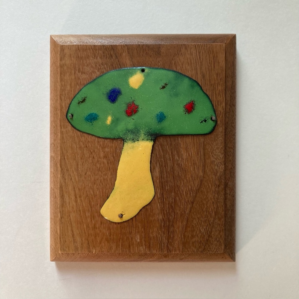 Colorful Mushroom Wall Art